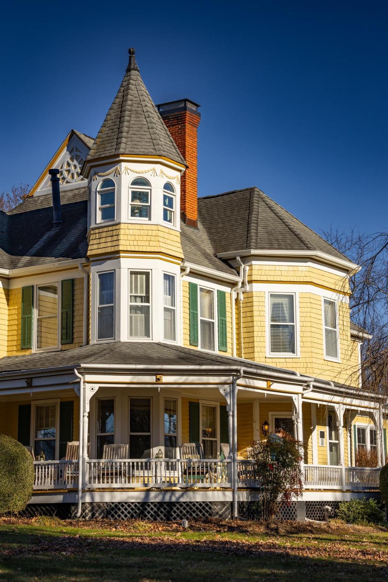 כריסטיאנסבורג The Oaks Victorian Inn מראה חיצוני תמונה