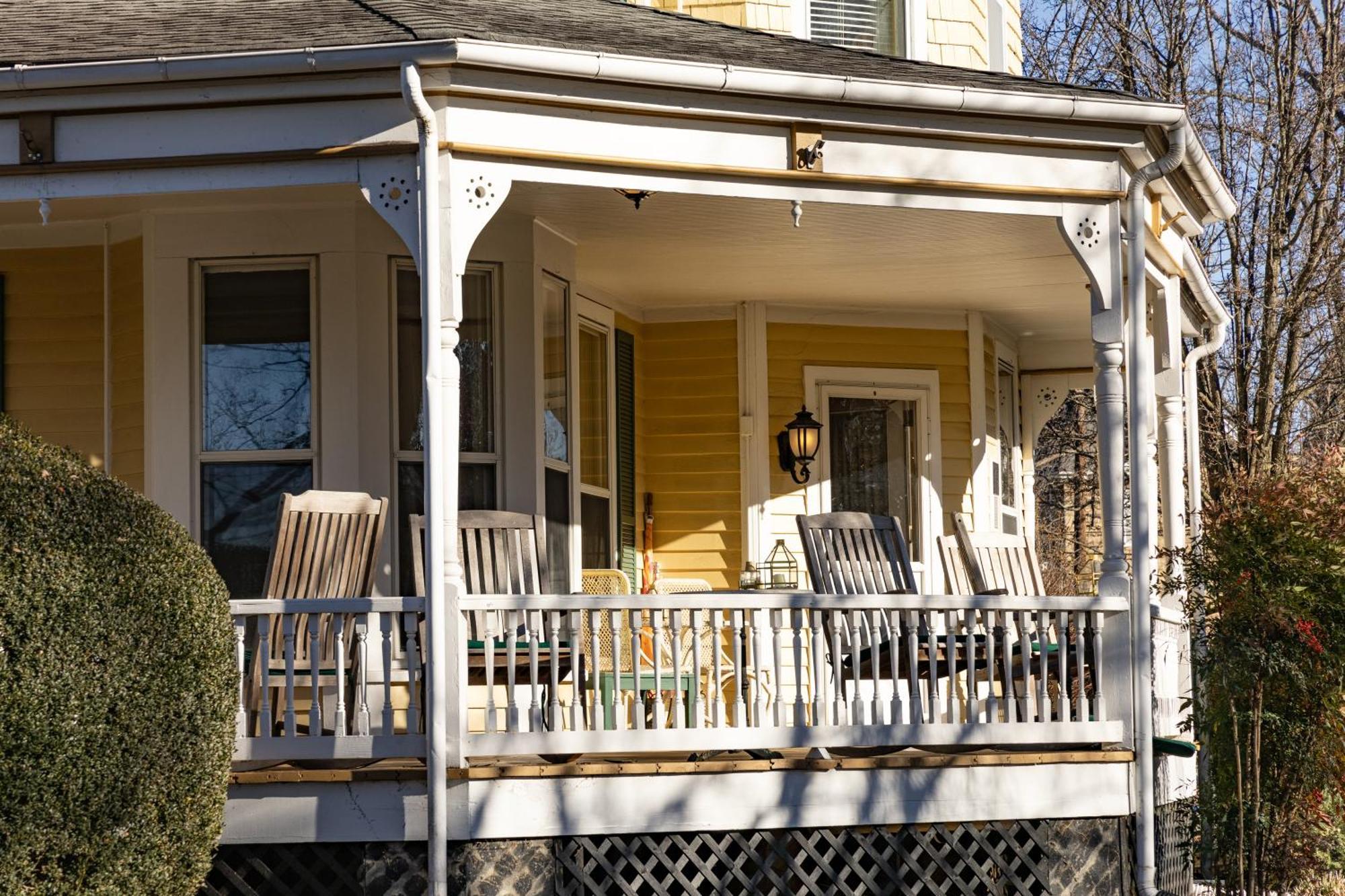 כריסטיאנסבורג The Oaks Victorian Inn מראה חיצוני תמונה